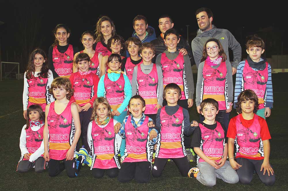 WECO Elevator Products is the official sponsor of the Sant Feliu Corre Junior – Athletics team