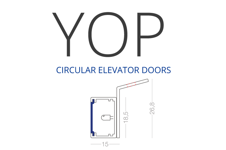 YOP DOOR DETECTOR - CIRCULAR ELEVATOR DOORS - WECO - PROFILE